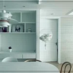 미니멀 라이프를 실현하여 많은 물건이 없는 거실의 모습