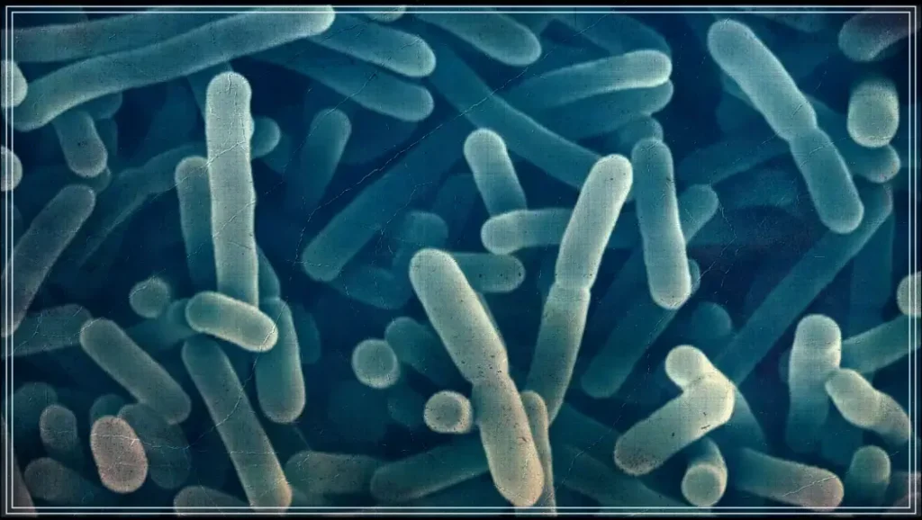유산균의 한 종류인 락토바실러스의 현미경 사진